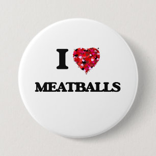 Bóton Redondo 7.62cm Eu amo Meatballs