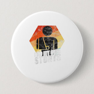 Bóton Redondo 7.62cm Eu Faço Minhas Próprias Pedras Quebradas Feridas D