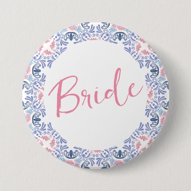 Bóton Redondo 7.62cm Festa de Despedida de Solteira com Vino Antes dos  (Frente)