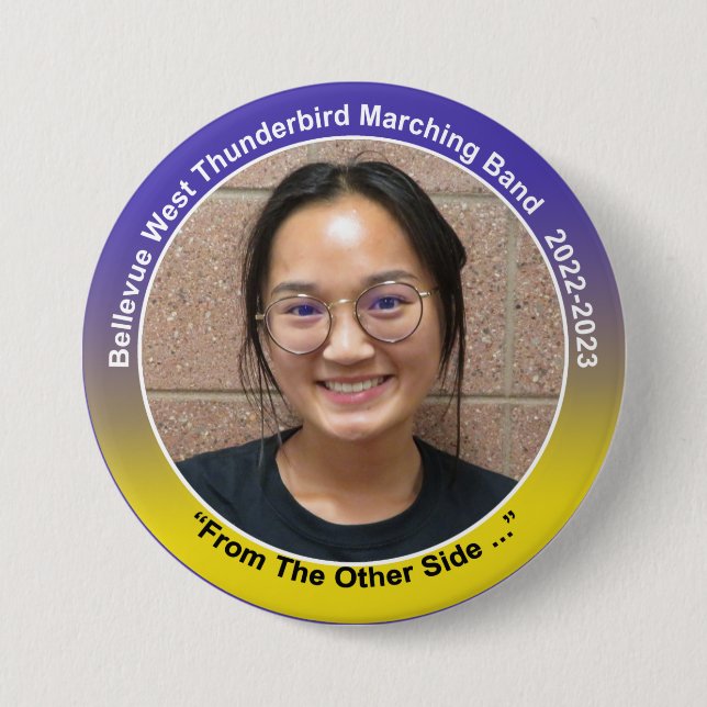 Bóton Redondo 7.62cm Flute Kaitlyn 12 (Frente)