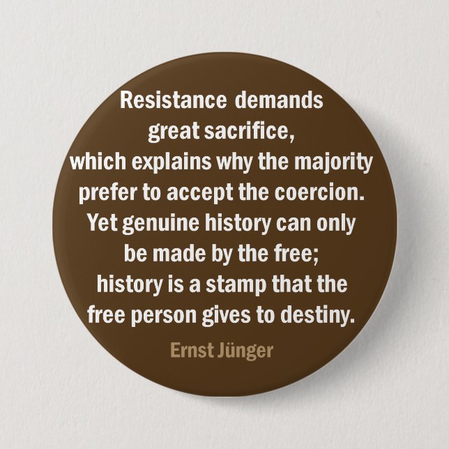 Bóton Redondo 7.62cm Fora da sociedade (Frente)