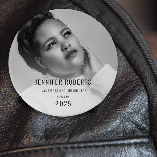 Bóton Redondo 7.62cm Foto de Formatura Fashion