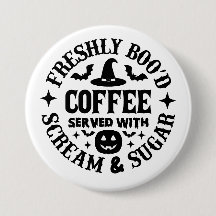 Freshly Boo’d Coffee Served with Scream & Sugar