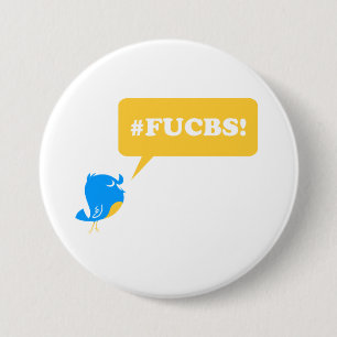Bóton Redondo 7.62cm #FUCBS! botão