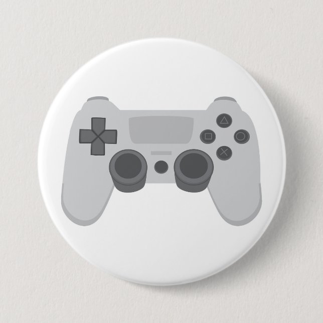 Bóton Redondo 7.62cm Game Controller (Frente)