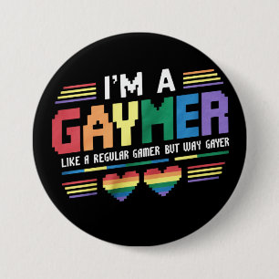 Bóton Redondo 7.62cm Gaymer como um jogador regular, mas um jogador mui