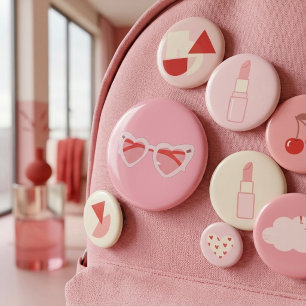 Bóton Redondo 7.62cm Glasses