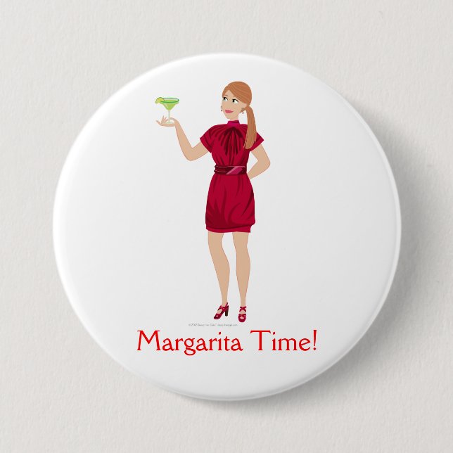 Bóton Redondo 7.62cm Grande botão de DHG (Frente)