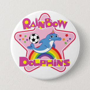 Bóton Redondo 7.62cm Grande, botão redondo de 3 polegadas