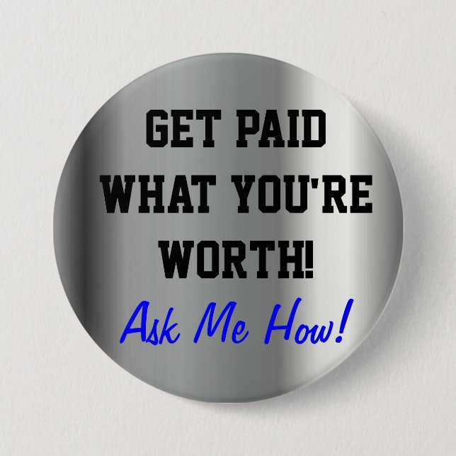 Bóton Redondo 7.62cm Grande OBTENHA o botão 5LINX PAGO (Frente)