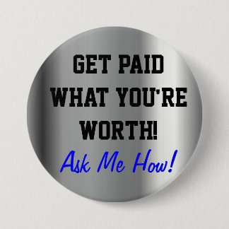 Bóton Redondo 7.62cm Grande OBTENHA o botão 5LINX PAGO