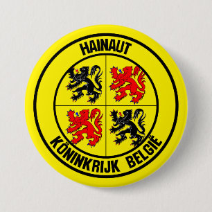 Bóton Redondo 7.62cm Hainaut Round Emblem