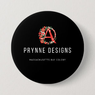 Bóton Redondo 7.62cm Hester Prynne Button