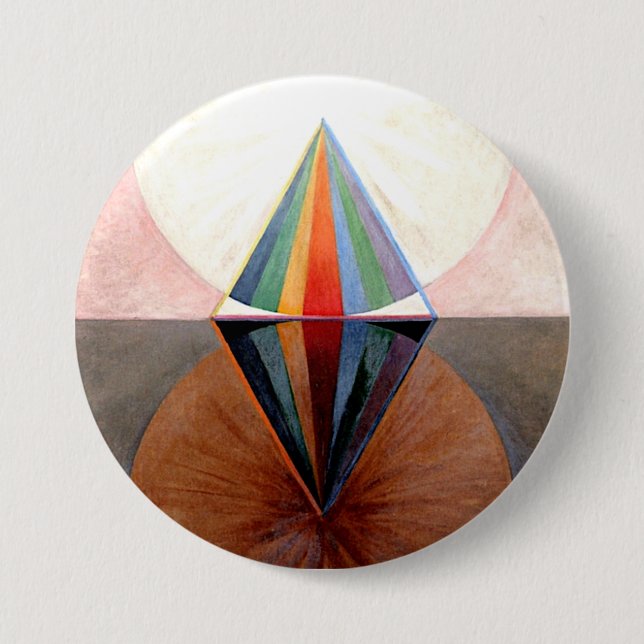 Bóton Redondo 7.62cm Hilma Af Klint Swan No 12 (Frente)