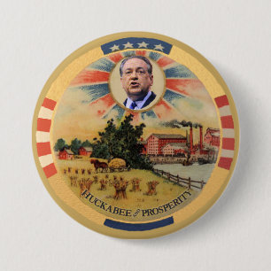 Bóton Redondo 7.62cm Huckabee e prosperidade