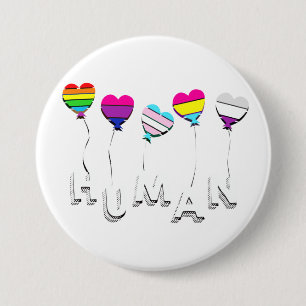 Bóton Redondo 7.62cm Humano - Lésbica Gay - Transexual Transexual Bisse