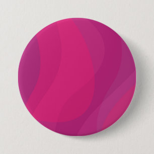 Bóton Redondo 7.62cm Ilustração ondulada urbana cor-de-rosa, moderna,