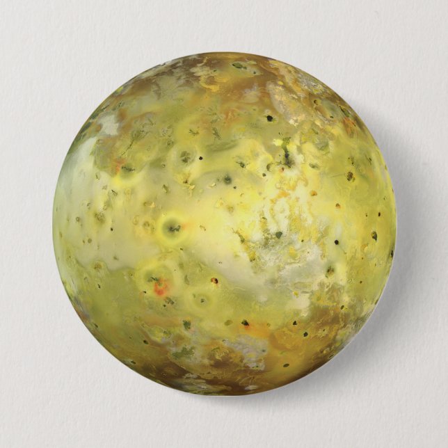 Bóton Redondo 7.62cm Io (Lua de Júpiter) (Frente)
