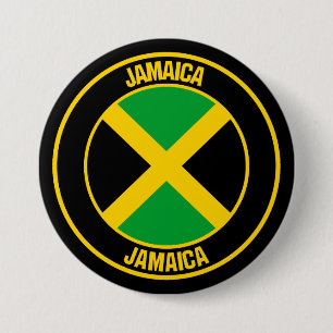 Bóton Redondo 7.62cm Jamaica Round Emblem