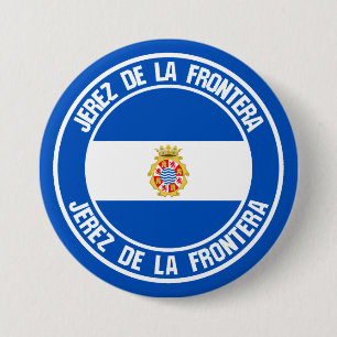Bóton Redondo 7.62cm Jerez de la Frontera Round Emblem