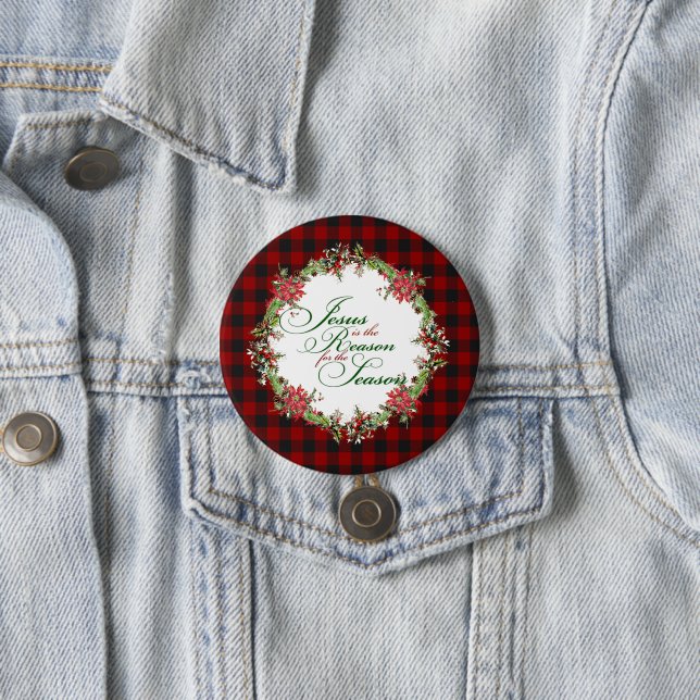 Bóton Redondo 7.62cm Jesus é a razão (In Situ)