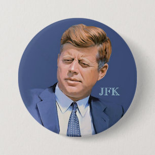 BÓTON REDONDO 7.62CM JFK