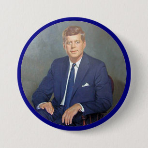 Bóton Redondo 7.62cm JFK para sempre