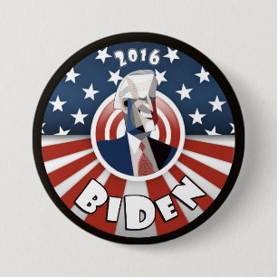Bóton Redondo 7.62cm Joe Biden 2016