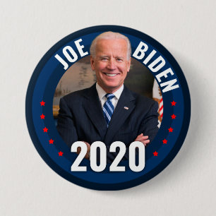 Bóton Redondo 7.62cm Joe Biden 2020 para Presidente