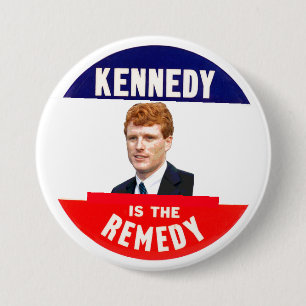 Bóton Redondo 7.62cm (Joe) Kennedy É A Solução
