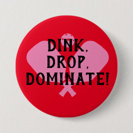 Bóton Redondo 7.62cm Jogador de jogadores de piceball com crachá de pin