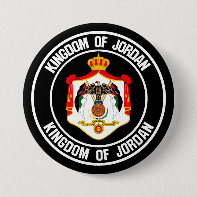 Bóton Redondo 7.62cm Jordan Round Emblem (Frente)