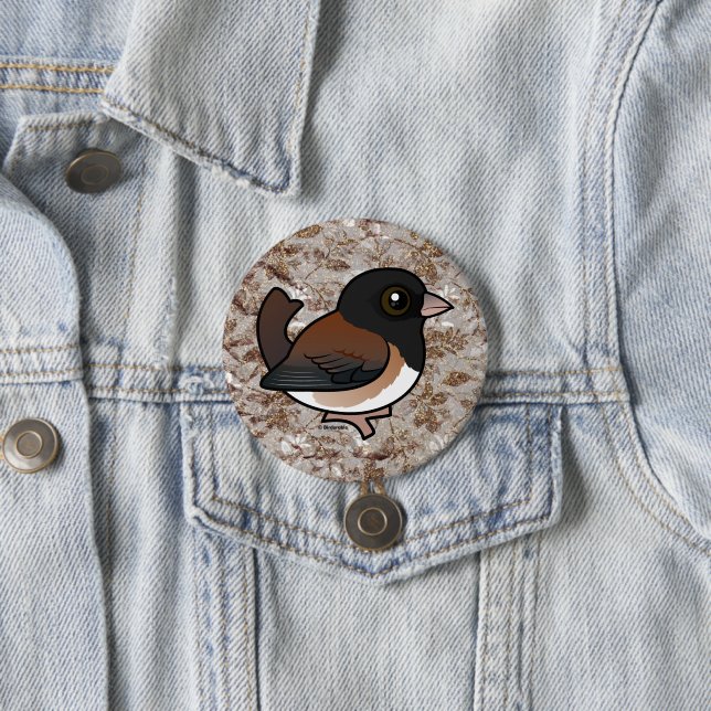 Bóton Redondo 7.62cm Junco de olhos escuros (Oregon) (In Situ)