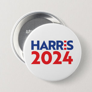 Bóton Redondo 7.62cm Kamala Harris 2024