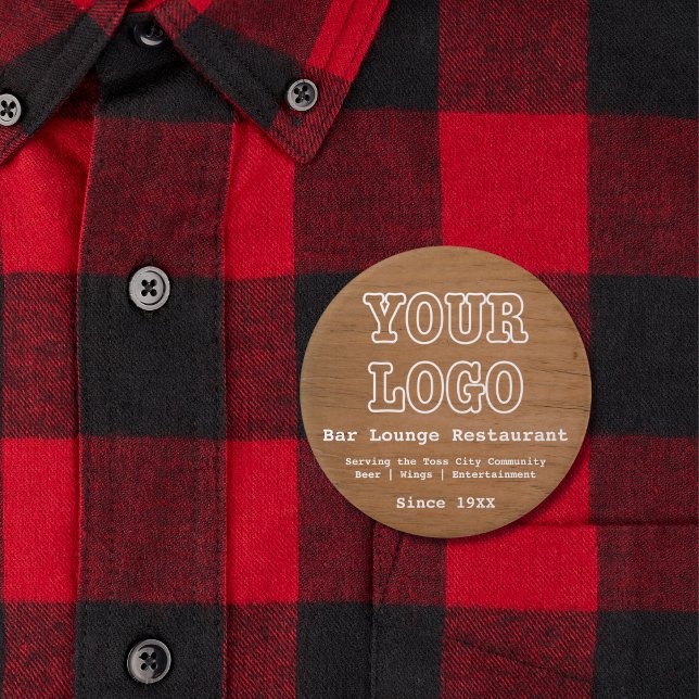 Bóton Redondo 7.62cm Ke Restaurante do Bar de montagem rustica (Criador carregado)