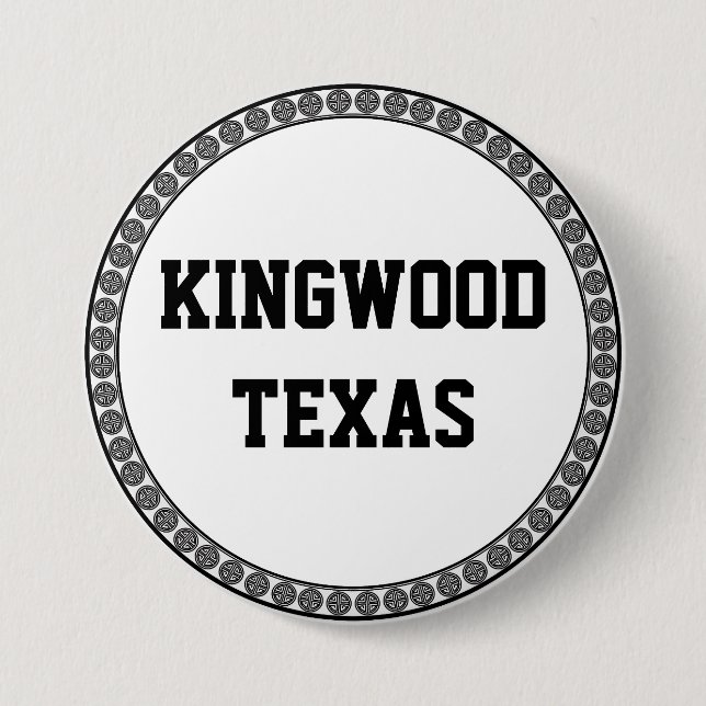 BÓTON REDONDO 7.62CM KINGWOOD, TEXAS (Frente)
