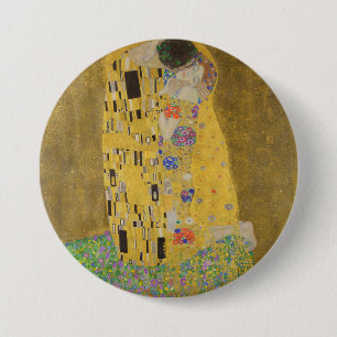 Bóton Redondo 7.62cm Klimt é o Beijo