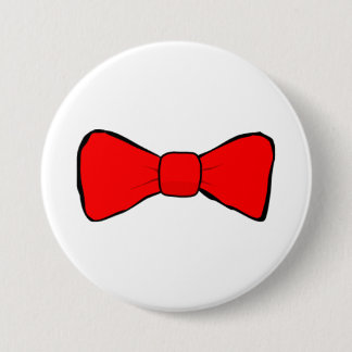 Bóton Redondo 7.62cm Laço vermelho