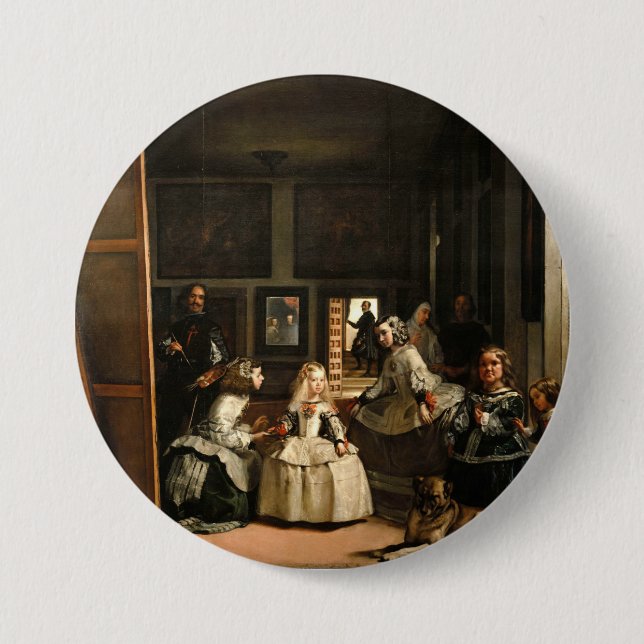 Bóton Redondo 7.62cm Las Meninas (Frente)