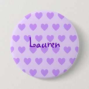 Bóton Redondo 7.62cm Lauren no roxo