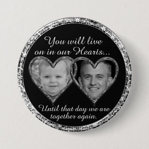 Bóton Redondo 7.62cm Lembrança antiga e jovem