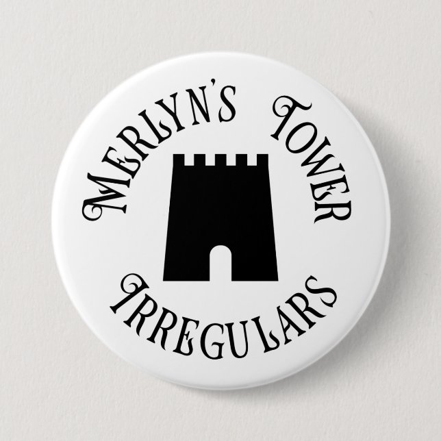 Bóton Redondo 7.62cm Loto MTI, 3 pol (Frente)