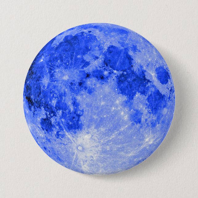 Bóton Redondo 7.62cm Lua Azul (Frente)