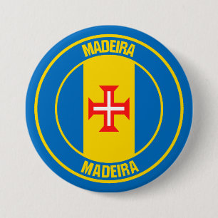 Bóton Redondo 7.62cm Madeira Round Emblem