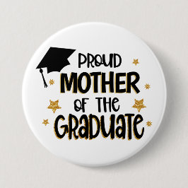 Bóton Redondo 7.62cm Mãe Orgulhosa do Graduado