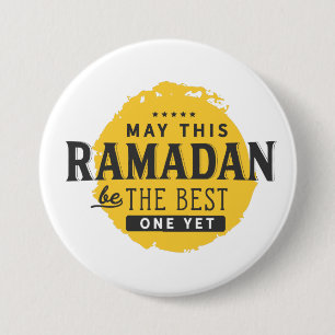Bóton Redondo 7.62cm Maio este Ramadan seja melhor ainda