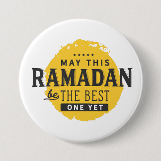 Bóton Redondo 7.62cm Maio este Ramadan seja melhor ainda