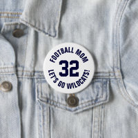 Marinho e White Futebol Mãe, Número Jersey