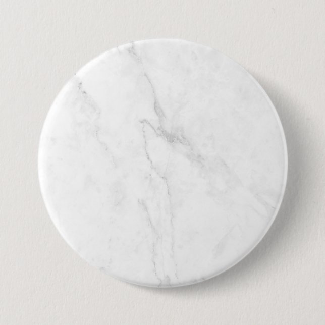 Bóton Redondo 7.62cm Mármore Branco (Frente)