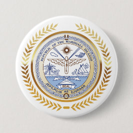 Bóton Redondo 7.62cm Marshall Islands Seal